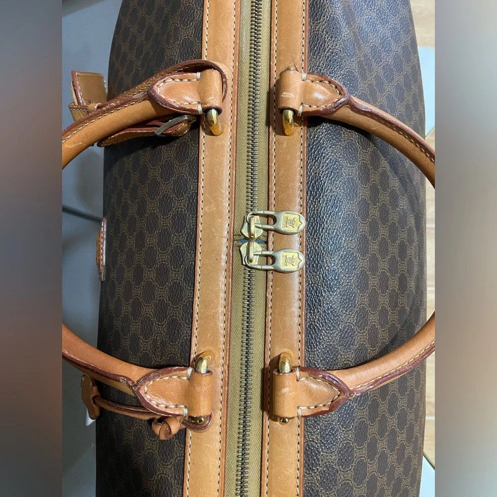 Authentic CELINE Vintage Weekender Travel Bag